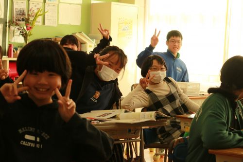 中野方小学校では、すっかり馴染んでいます。